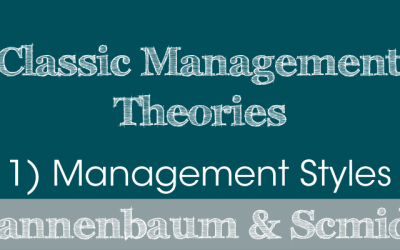 Classic Management Theories: 1) Management Styles