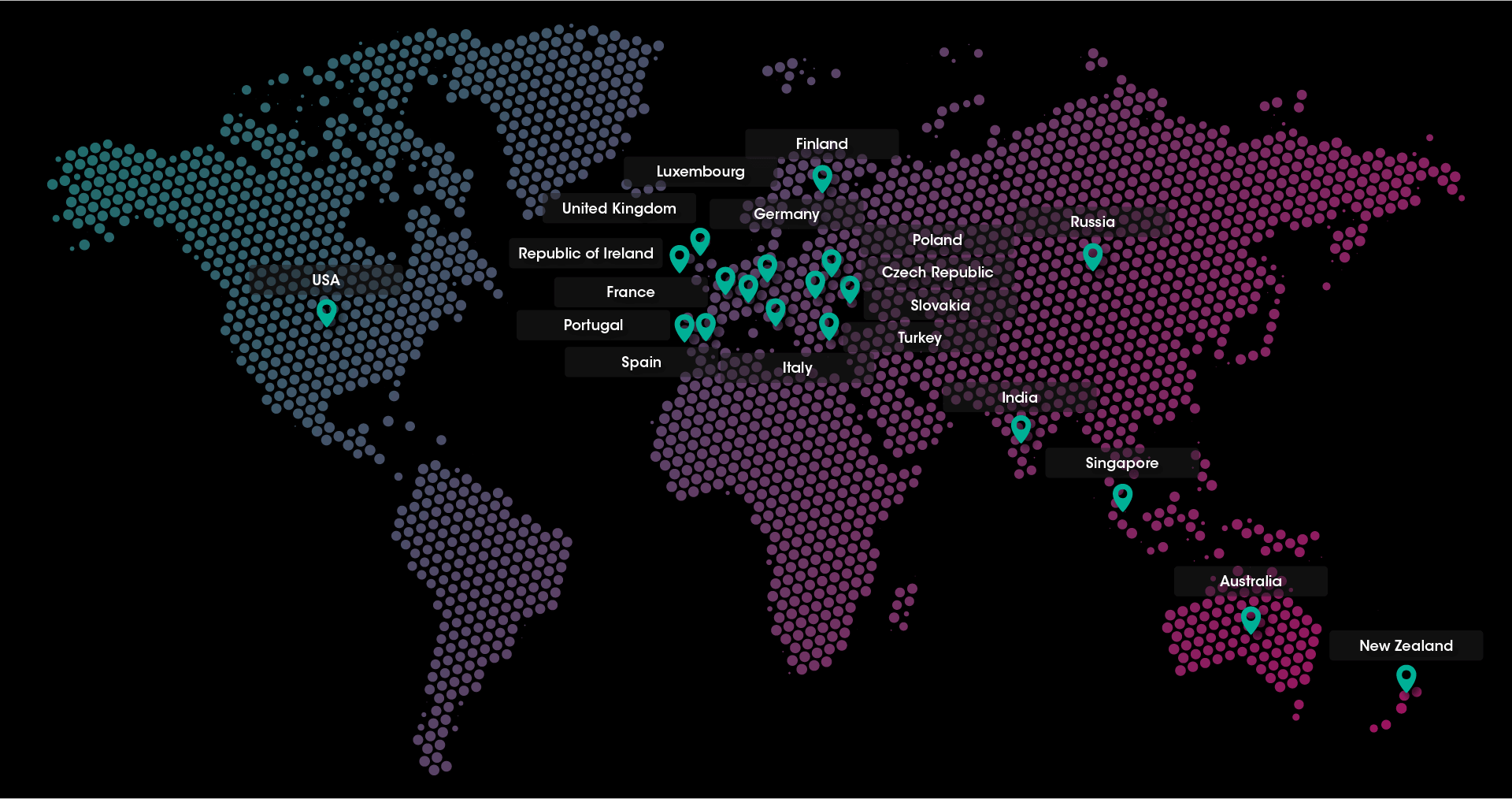 World Map-with locations